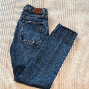 Anine Bing Dark Blue Straight Leg Jeans